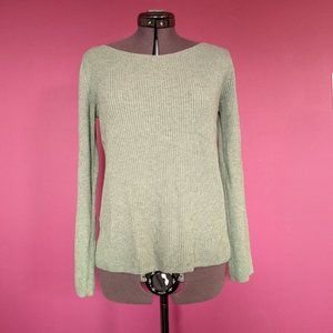Aritzia Babaton Kitano Cross-Back Sweater in Light Sage Green size Small